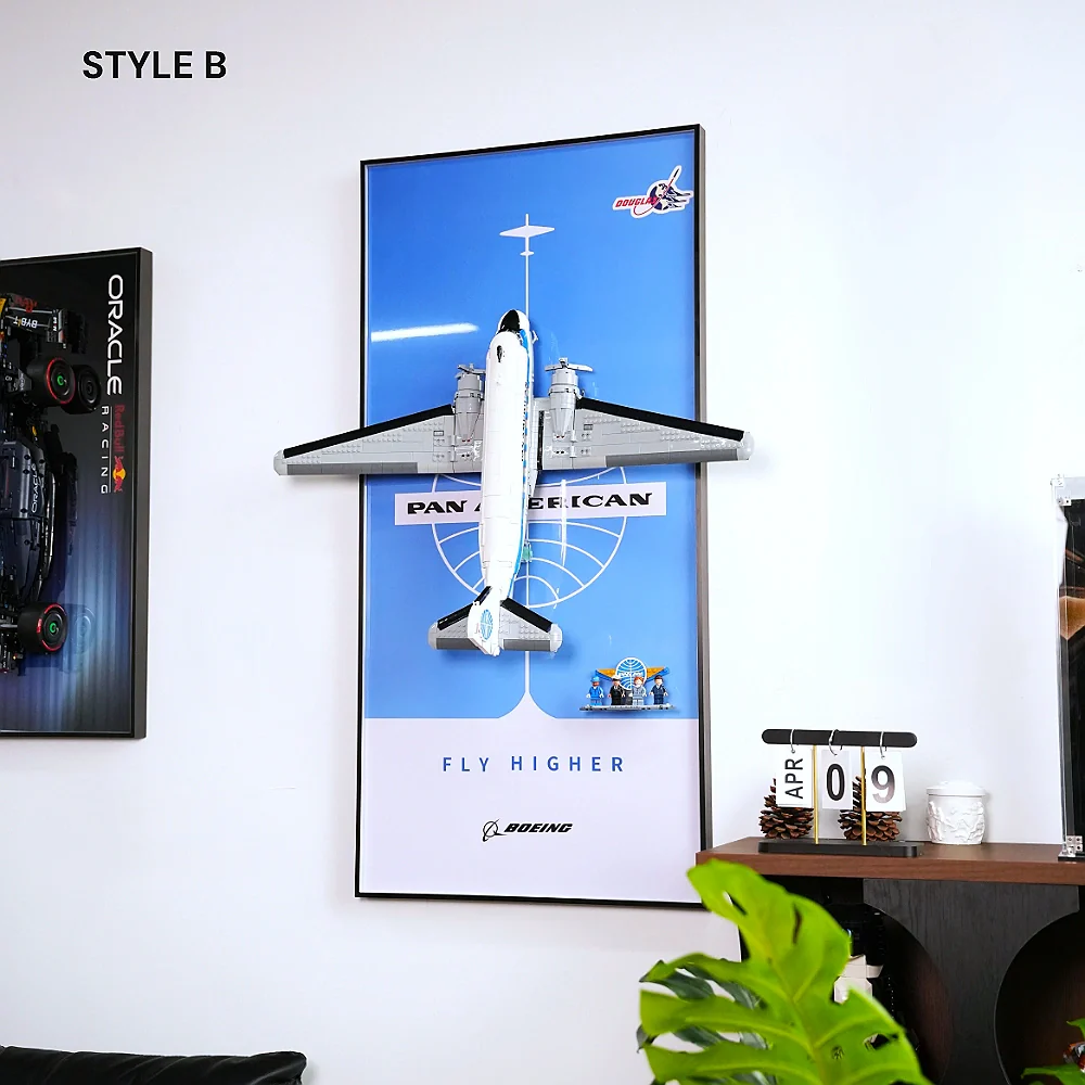 Wall Display Frame for LEGO® Douglas DC-3 PAN AM Airliner (11378) - Image 14