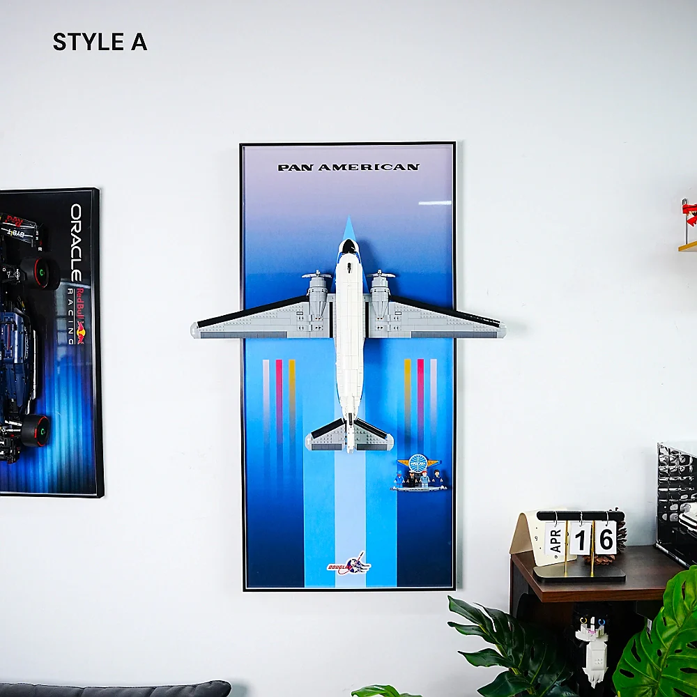 Wall Display Frame for LEGO® Douglas DC-3 PAN AM Airliner (11378) - Image 4