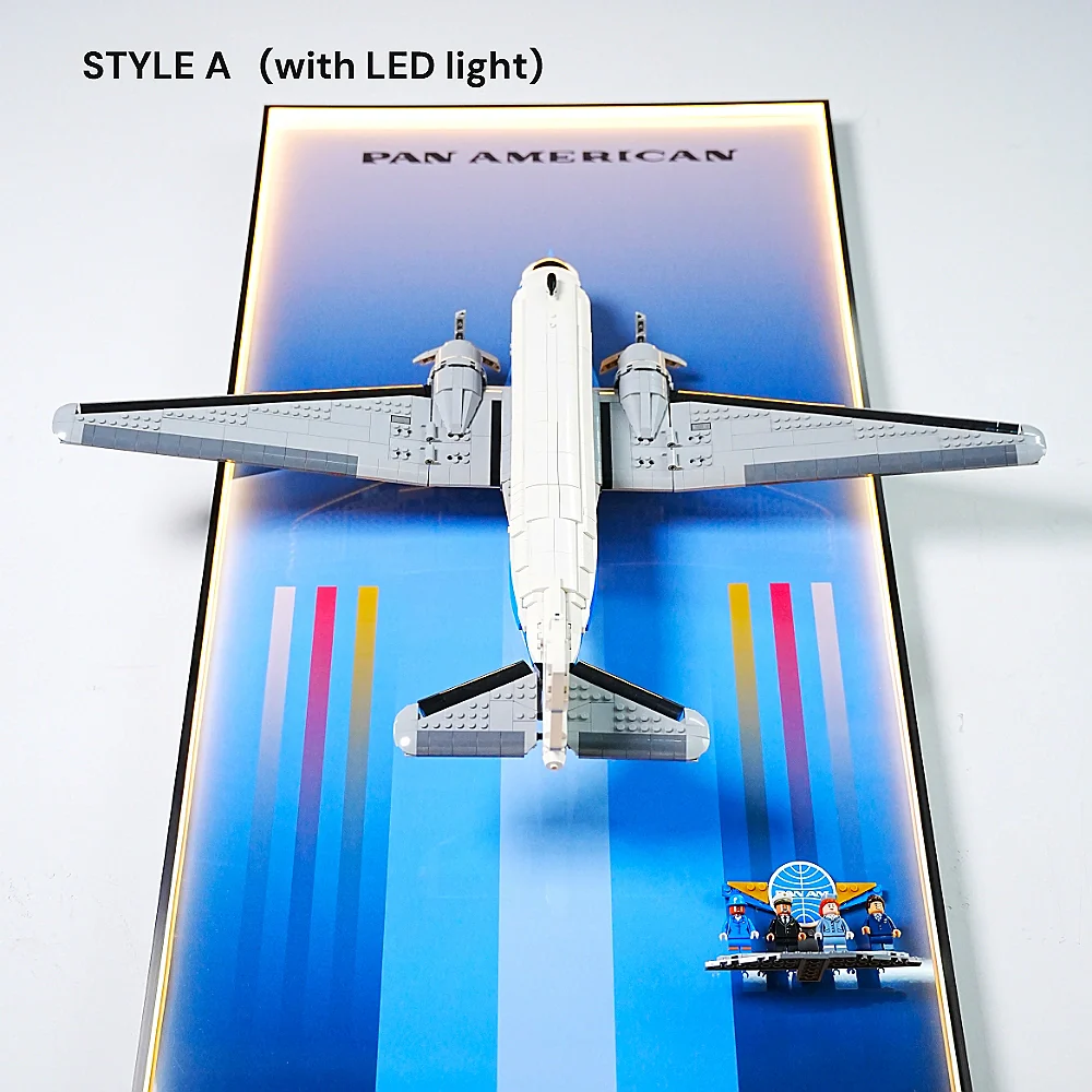 Wall Display Frame for LEGO® Douglas DC-3 PAN AM Airliner (11378) - Image 7