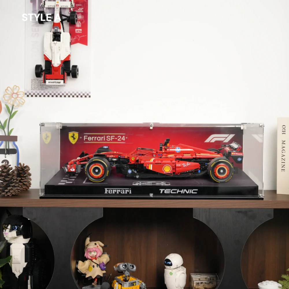 LEGO F1 Display Acrylic Case for Ferrari SF-24 F1 Race Car (42207) - Image 2