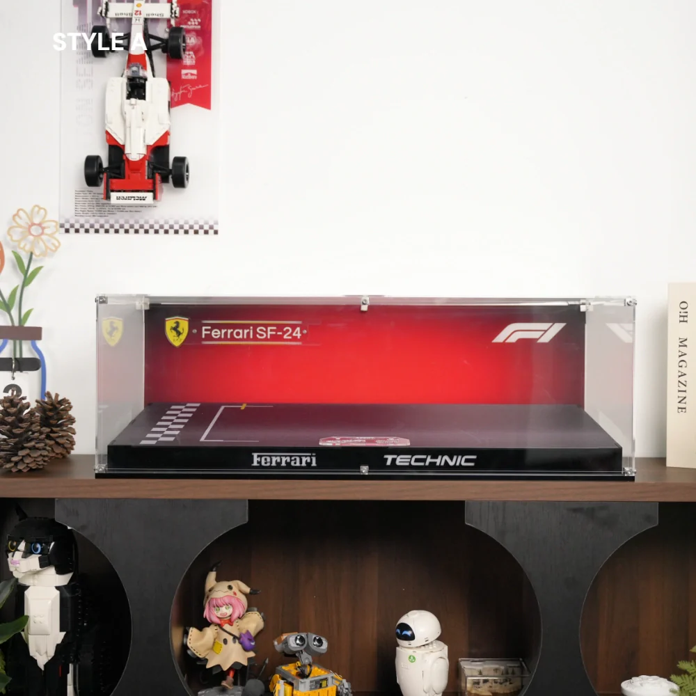 LEGO F1 Display Acrylic Case for Ferrari SF-24 F1 Race Car (42207) - Image 3