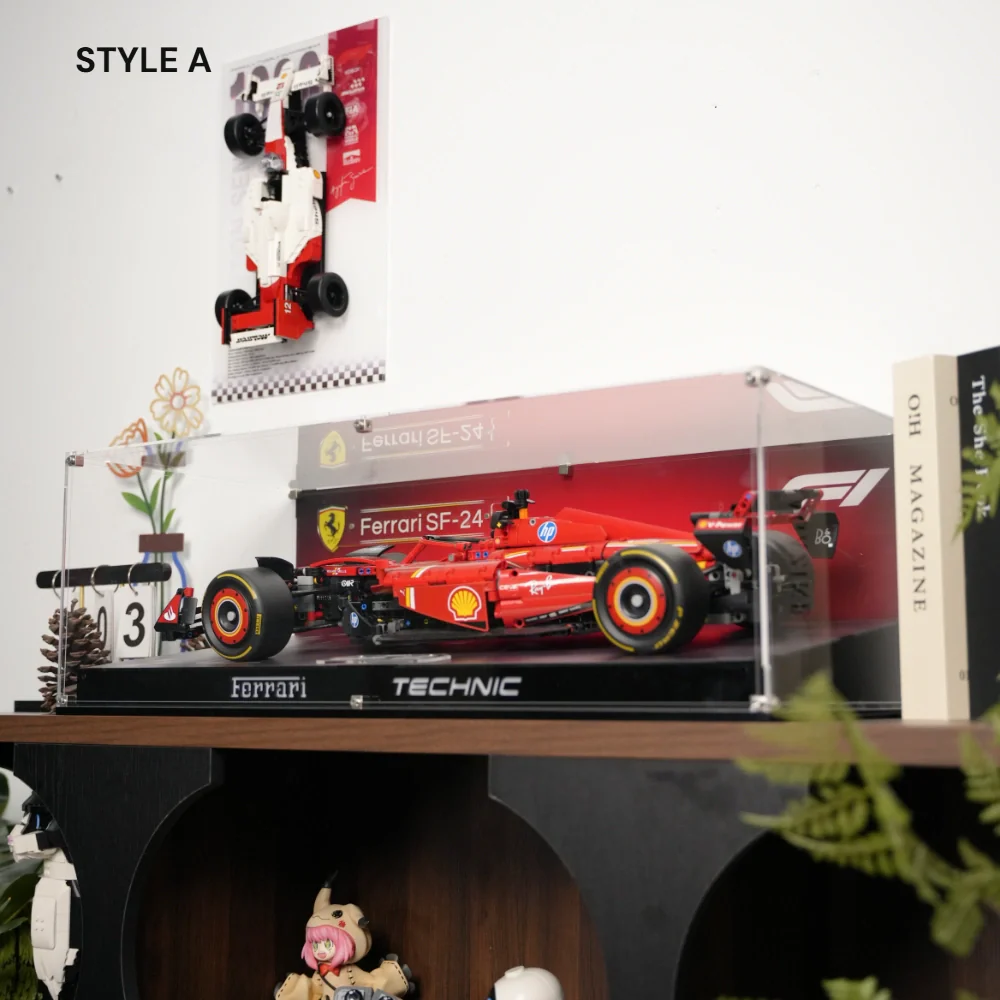 LEGO F1 Display Acrylic Case for Ferrari SF-24 F1 Race Car (42207) - Image 4