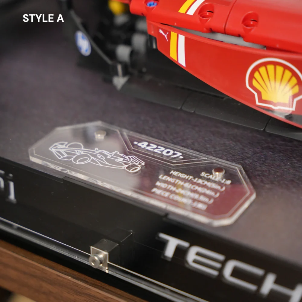 LEGO F1 Display Acrylic Case for Ferrari SF-24 F1 Race Car (42207) - Image 7
