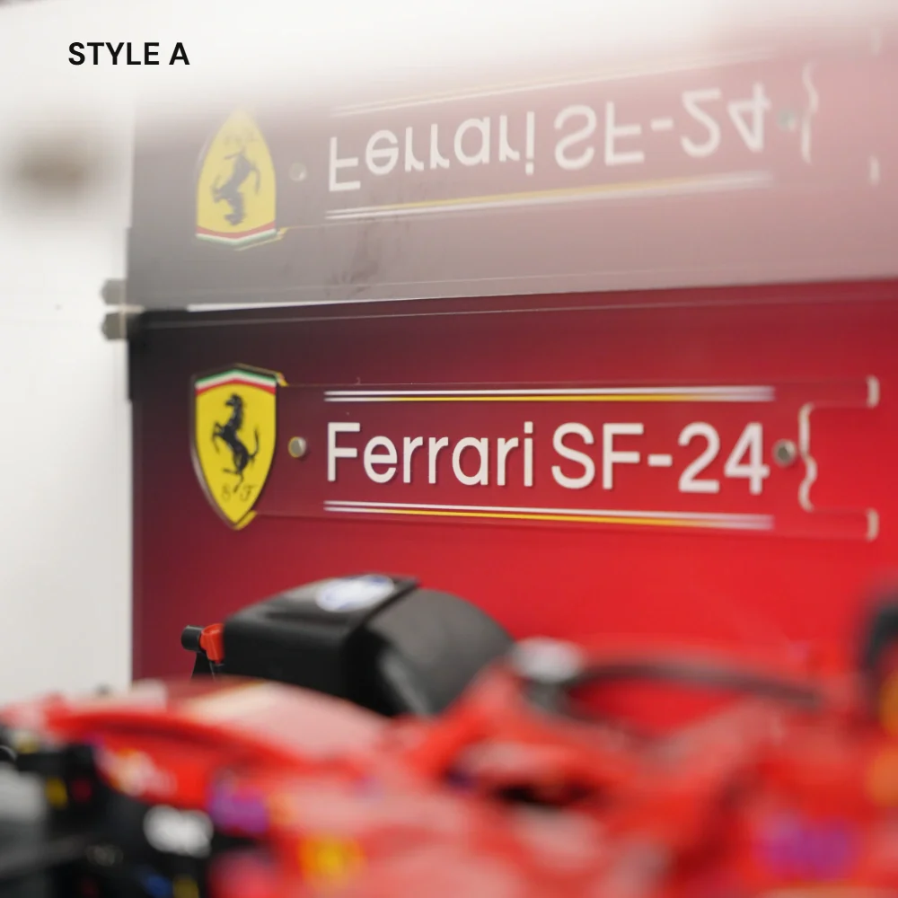 LEGO F1 Display Acrylic Case for Ferrari SF-24 F1 Race Car (42207) - Image 8