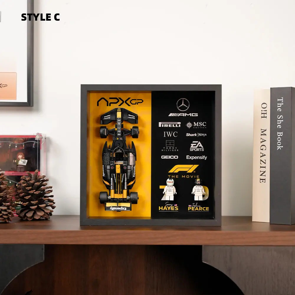 LEGO F1 Display Case for APXGP Team Race Car from The Movie (77252) - Image 13