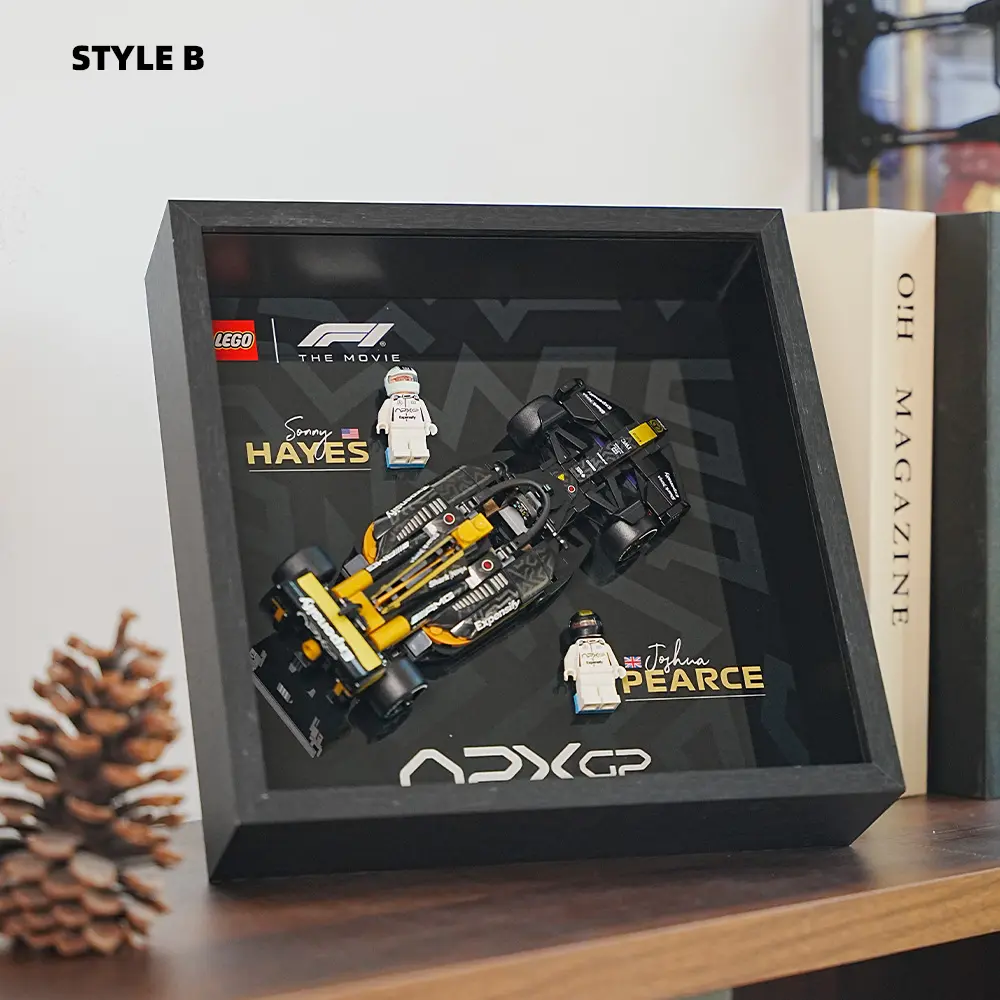 LEGO F1 Display Case for APXGP Team Race Car from The Movie (77252) - Image 8