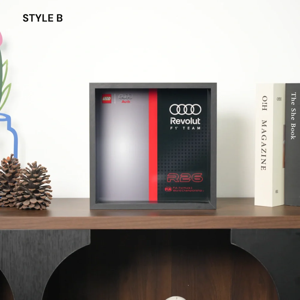 LEGO F1 Display Case for Speed Champions Audi Revolut F1 Team R26 Race Car(77259) - Image 11