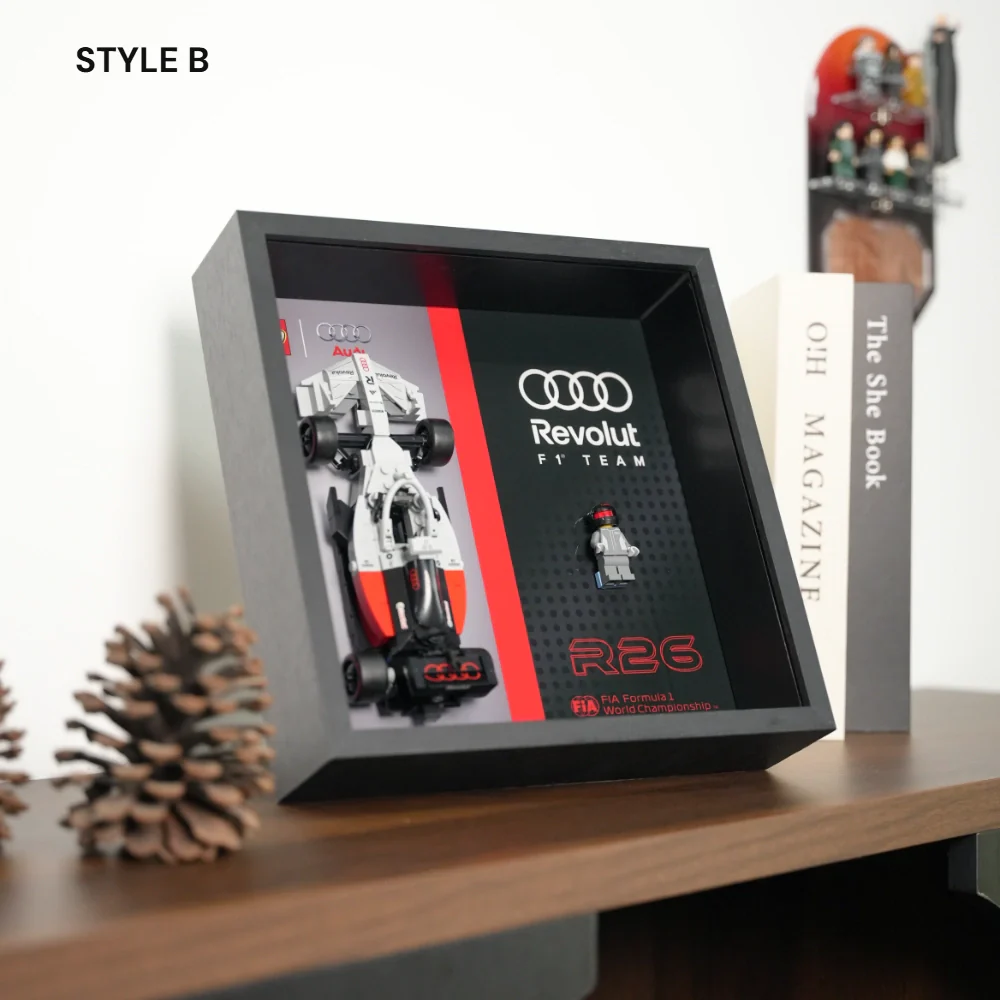 LEGO F1 Display Case for Speed Champions Audi Revolut F1 Team R26 Race Car(77259) - Image 12
