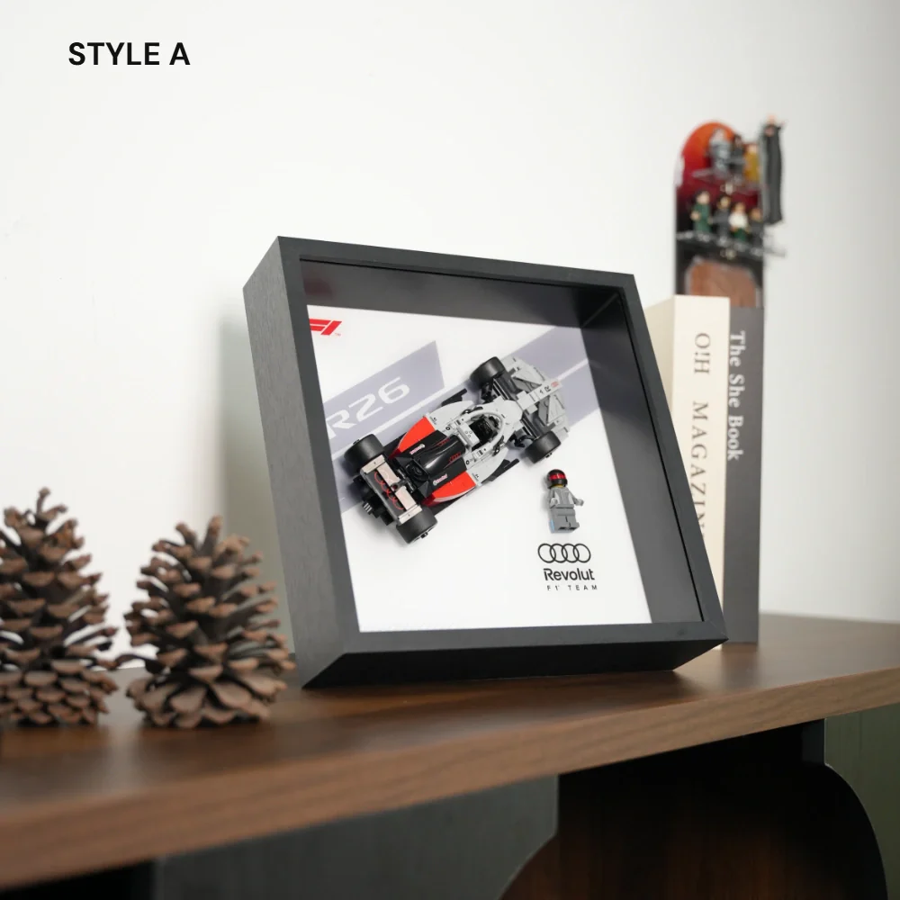 LEGO F1 Display Case for Speed Champions Audi Revolut F1 Team R26 Race Car(77259) - Image 5