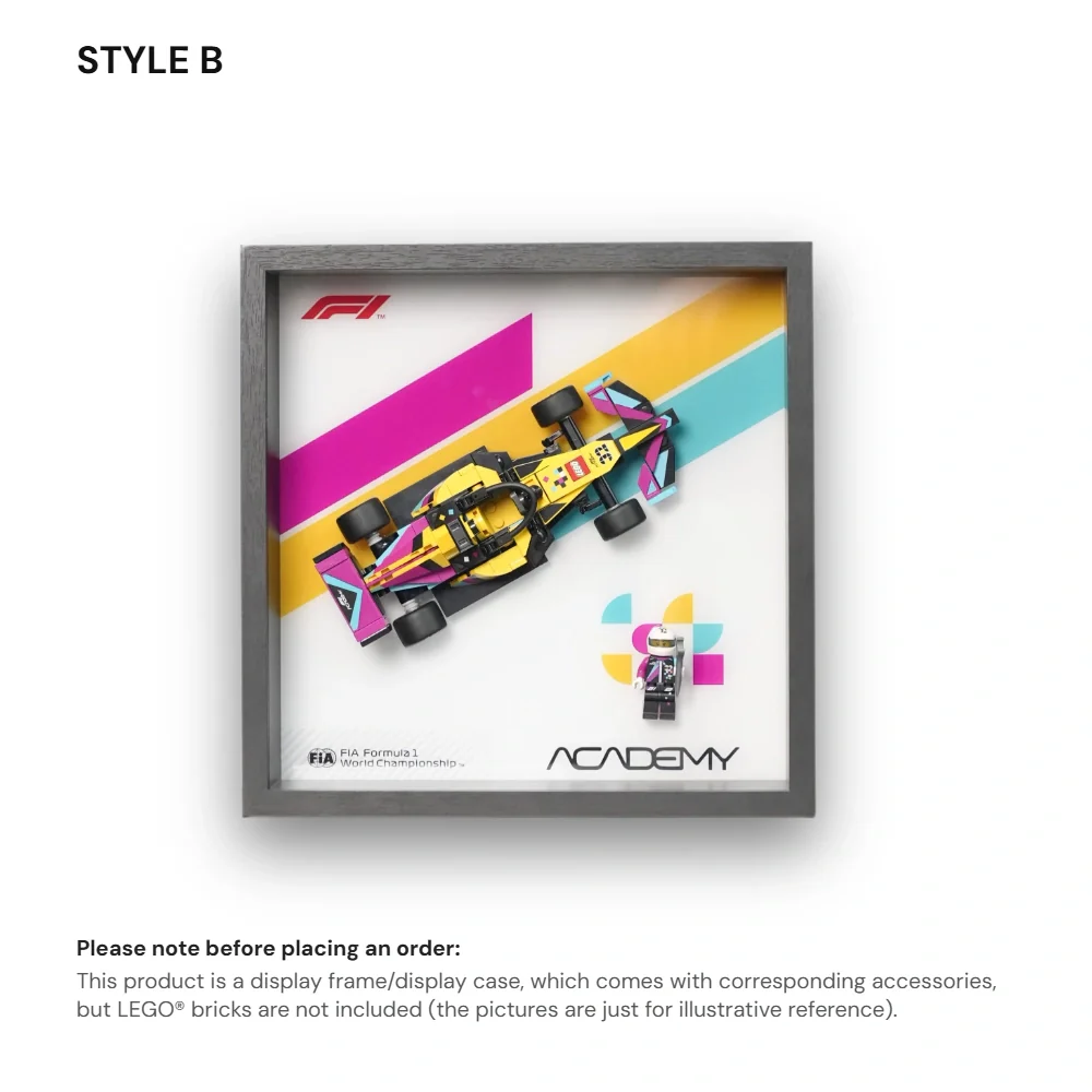 LEGO F1 Display Case for Speed Champions F1 ACADEMY LEGO Race Car (77258) - Image 2