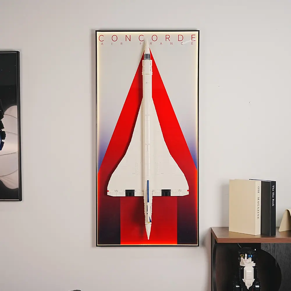LEGO Display Wall Mount Frame for Concorde (10318) - Image 10