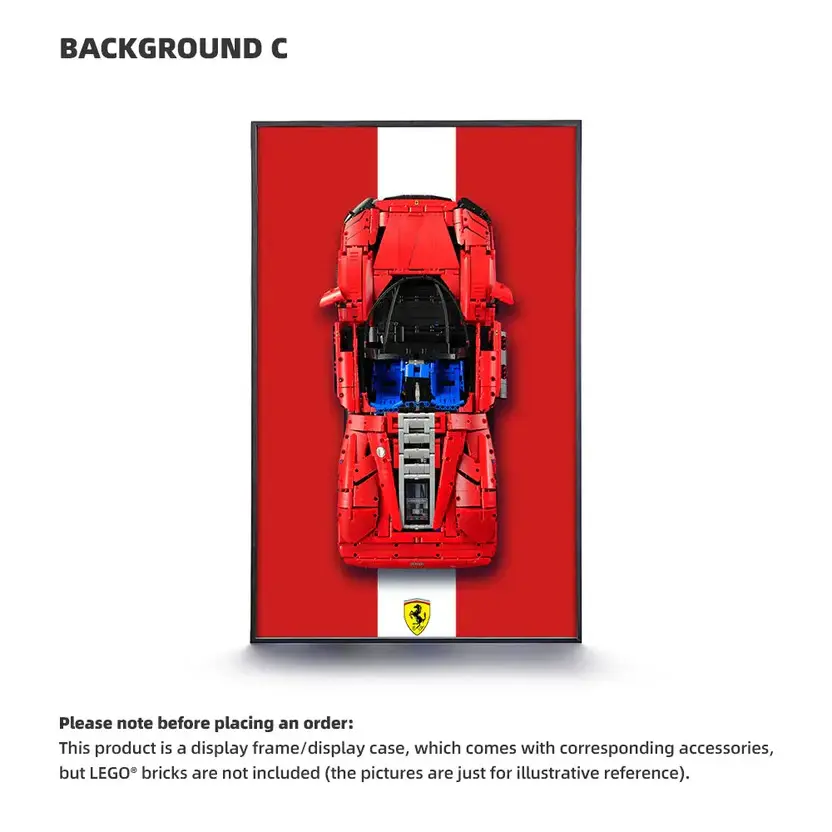 LEGO Display Frame for Ferrari Daytona SP3 (42143) - Image 3