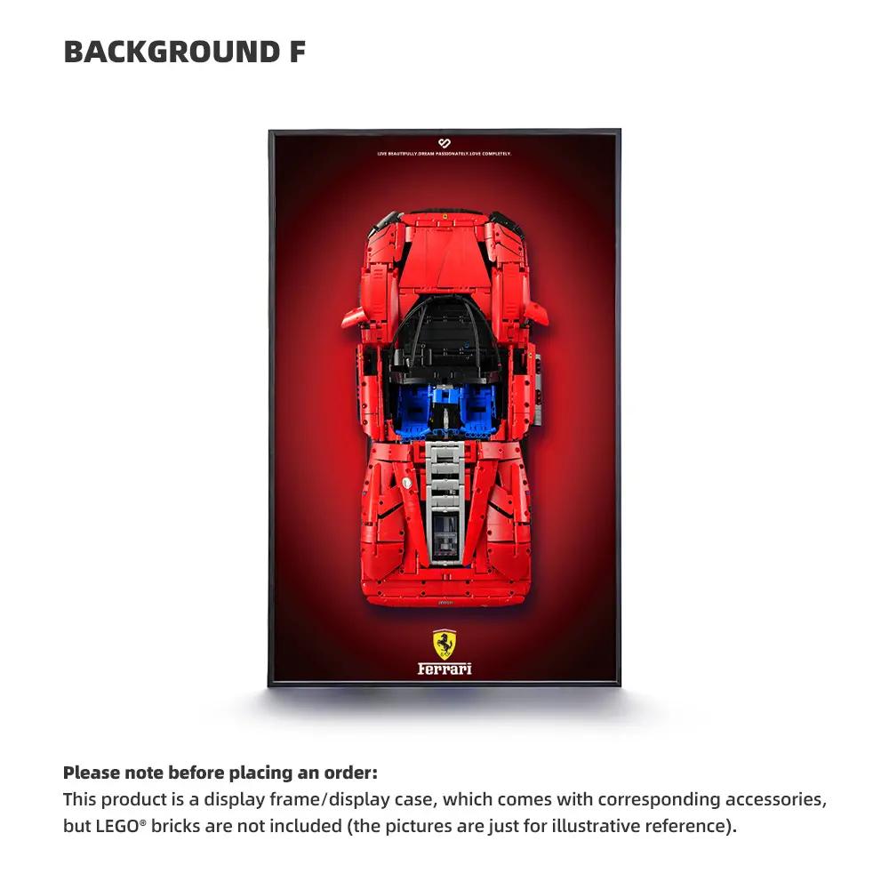 LEGO Display Frame for Ferrari Daytona SP3 (42143) - Image 6