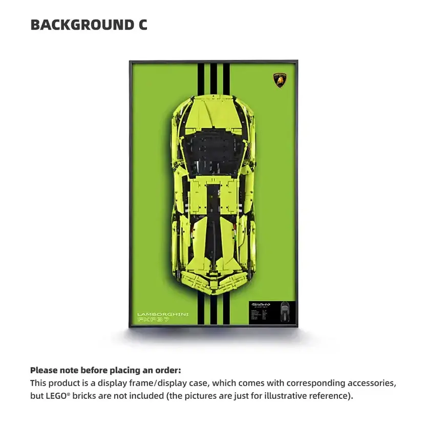LEGO Display Frame for Lamborghini Sián FKP 37 (42115) - Image 3