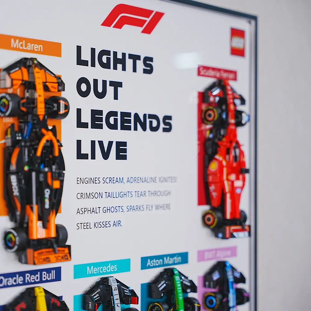 LEGO F1 Display Frame for Speed Champions series 2025 - Image 6