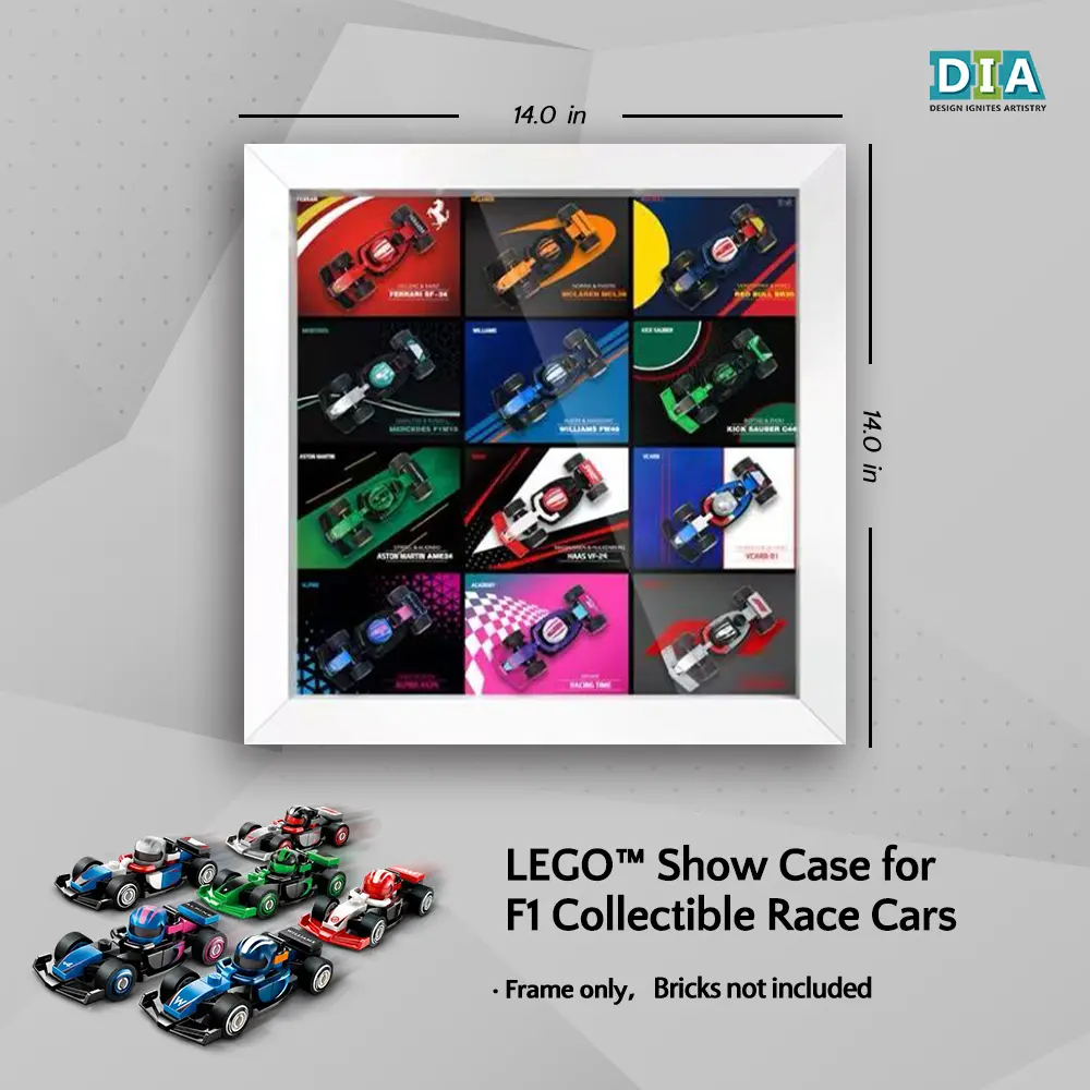 LEGO F1 Display Case for Collectible Race Cars Plus (71049) - Image 8