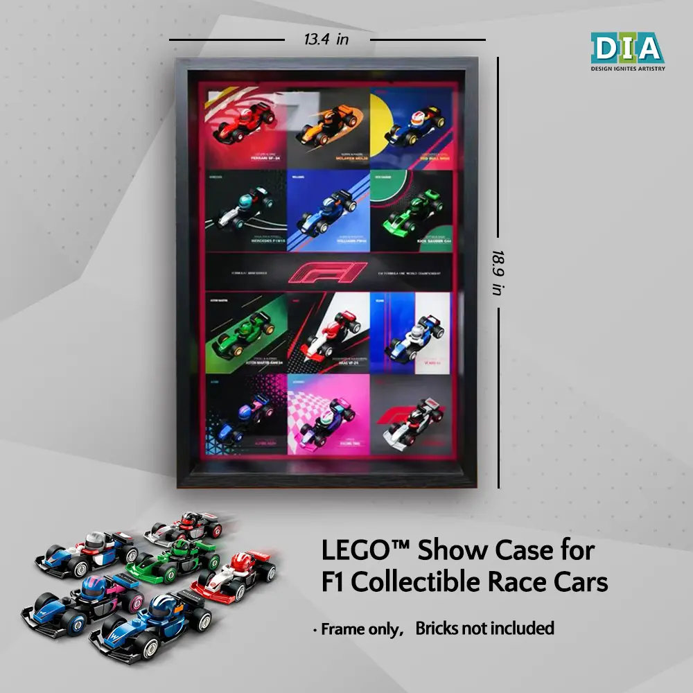 LEGO F1 Display Case for Collectible Race Cars Plus (71049) - Image 9