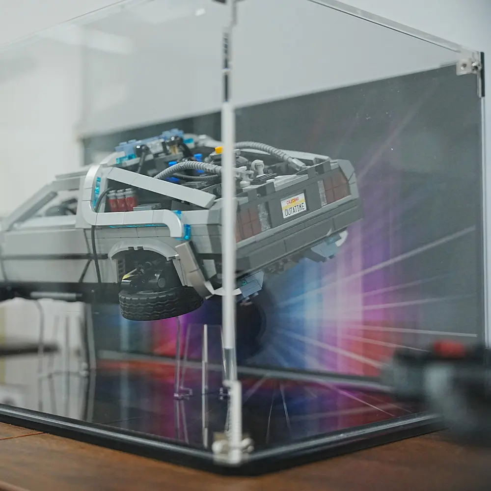 LEGO Display Case for Back to the Future Time Machine (10300) - Image 6