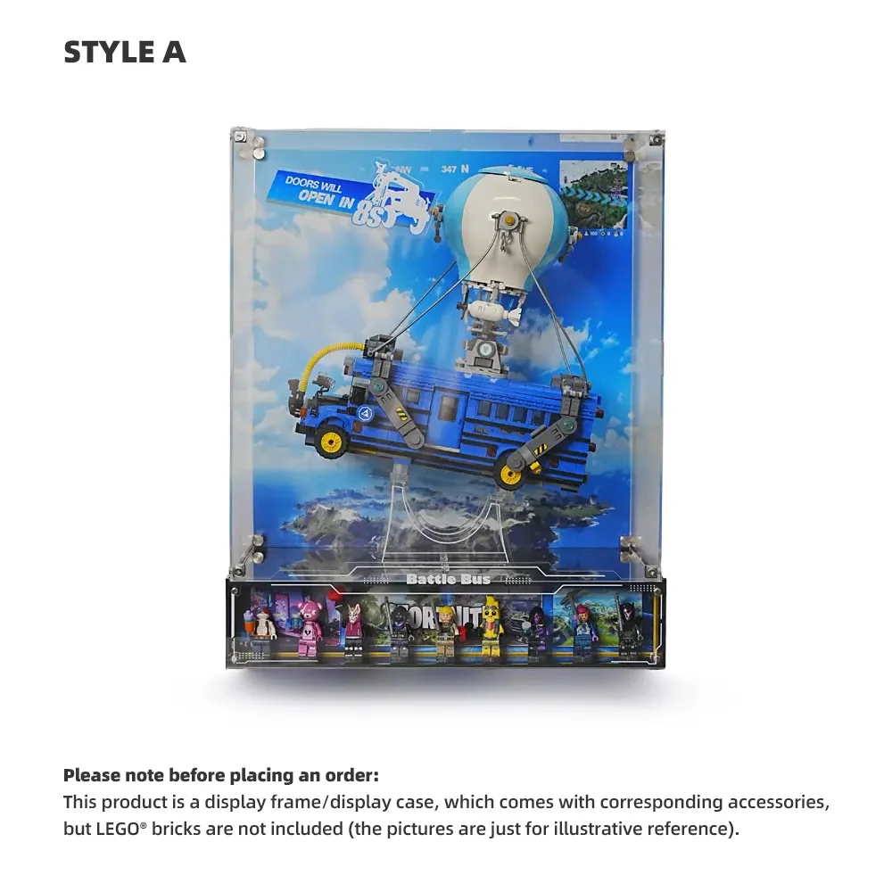 LEGO Display Case for Battle Bus (77073)